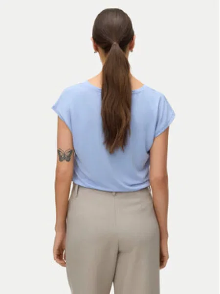 Vero Moda Majica Filli Svetlo modra