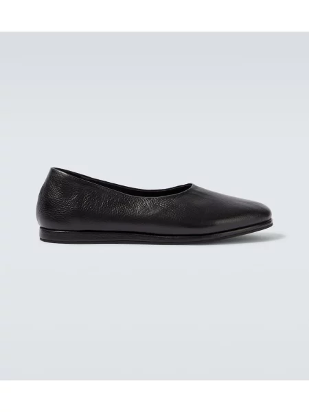 Pantofi loafer Saman Amel din piele slip-on negru