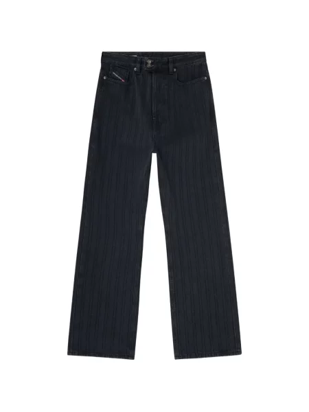 Blugi cu picior larg Diesel negru