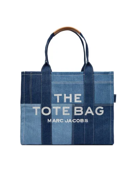 Marc Jacobs Дамска чанта The Denim Large Tote Bag син