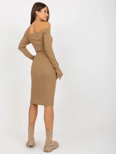 Rochie Fashionhunters de costum bej