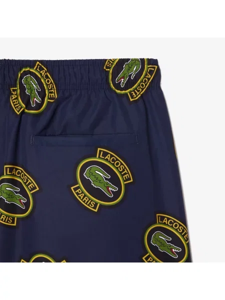 Lacoste Kąpielówki niebieskie
