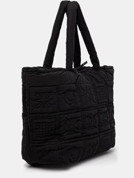 Τσάντα Nanushka SOFT TOTE μαύρο
