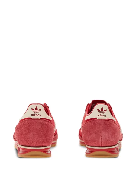 Sneakerși Adidas Gazelle din piele cu bretele albastru