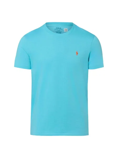 Polo Ralph Lauren Koszulka Mężczyźni jednolity S niebieski
