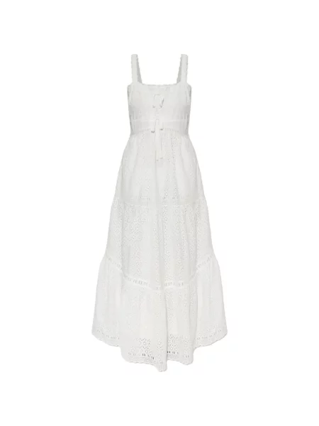 Rochie maxi Ulla Johnson cu broderie alb