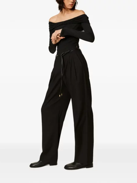 Cu centură salopetă Twinset negru