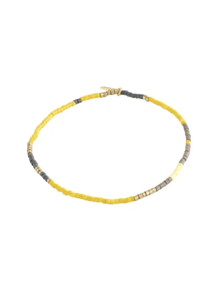 Pilgrim Zapestnica Alison rumena / zlata siva