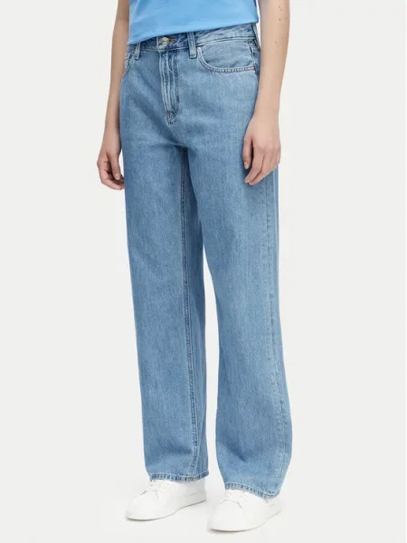 Jeansy Calvin Klein Jeans modré