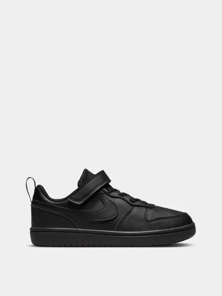 Дитячі Кеди низькі NIKE COURT BOROUGH LOW RECRAFT синтетичний чорний