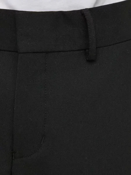 Plisované kalhoty Tiger Of Sweden s tygřím vzorem černé