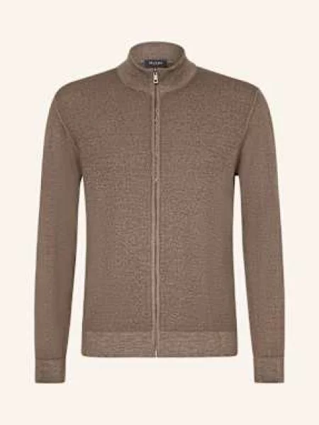 Maerz Muenchen Kardigan Z Wełny Merino braun brązowy