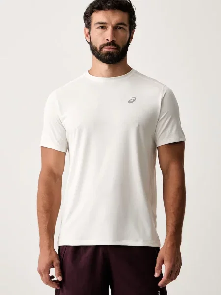 Asics T-shirt treningowy CORE SS TOP beżowa