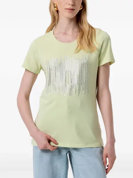 Tricou Fracomina cu imagine verde