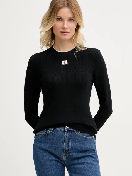 Calvin Klein Jeans pulover pentru femei din negru