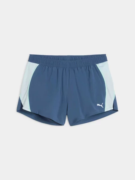Короткие спортивные шорты Puma для бега синие