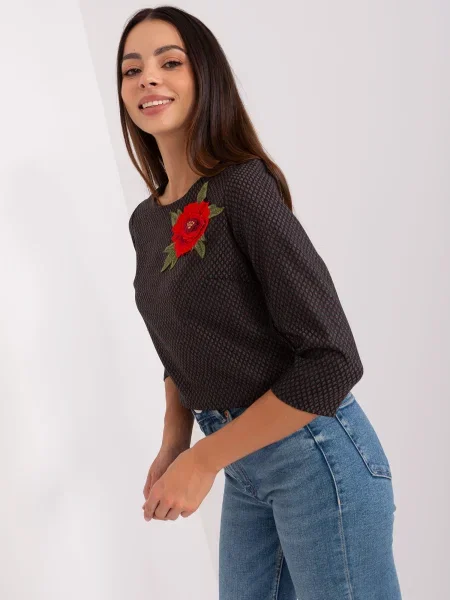 Bluza Fashionhunters črna