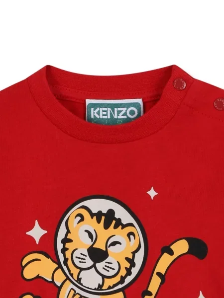 Koszulka dziecięca Kenzo czerwona