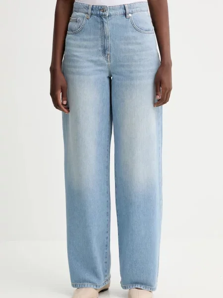 IRO jeans high waist albastru