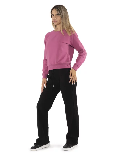 Spodnie palazzo Leone 1947 Apparel czarne