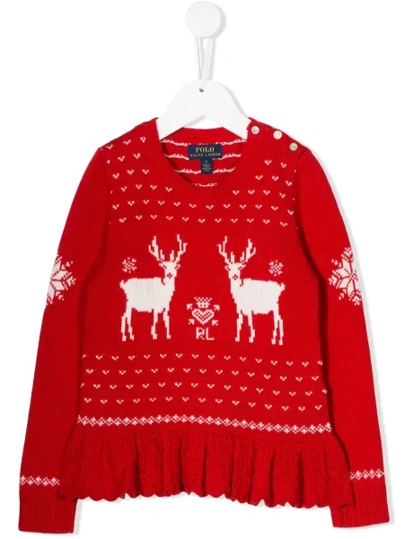 Dětské svetr Polo Ralph Lauren červený
