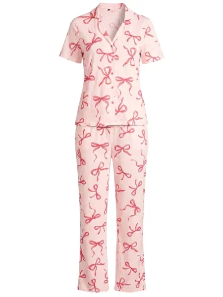 Trendyol Pijama roz roșu