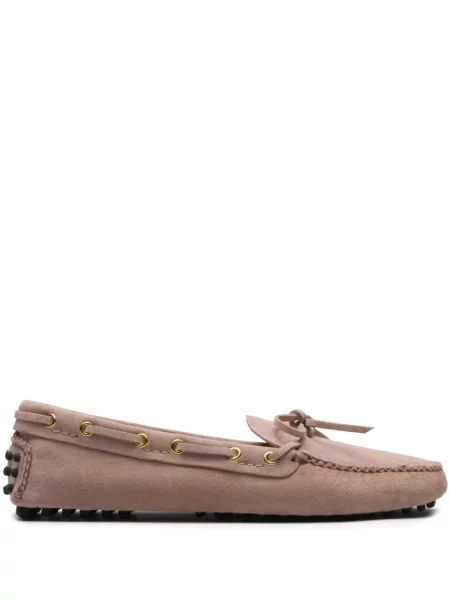 Pantofi loafer Car Shoe din piele de căprioară