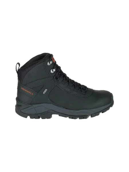 Kožené nepromokavé kozačky Merrell černé