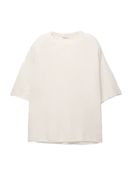 Pull&Bear Pulover murdar alb