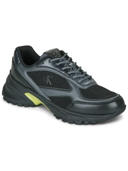 Pantofi Calvin Klein Jeans plasă negru