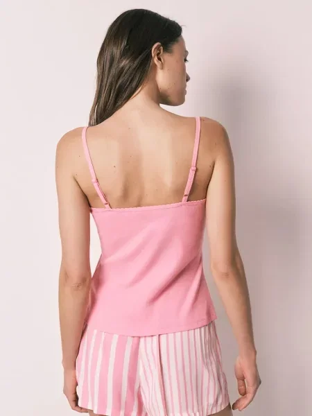 Women'secret pyžamo s bavlnou růžové
