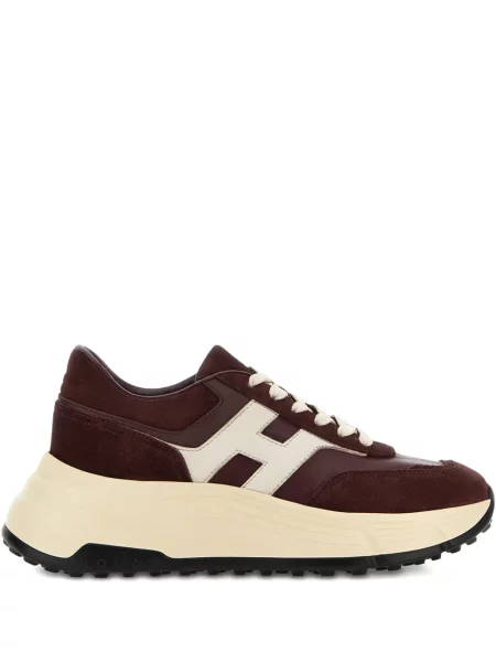 Sneakerși Hogan din piele roșu