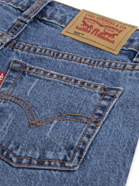 Levi's дънки wide leg за деца BAGGY JEANS синьо