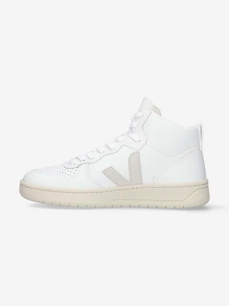 Kožené sneakers boty Veja Leather bílá