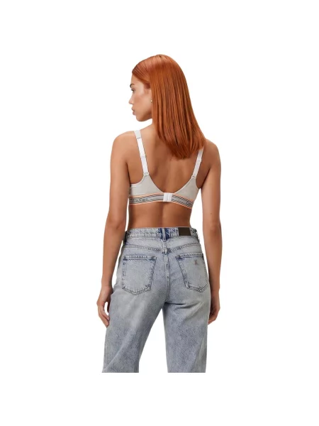 Bralette Calvin Klein Jeans bijela