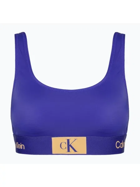 Calvin Klein Bralette-RP Горна част на бански костюм midnight lagoon синьо