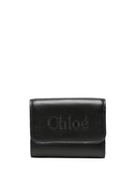 Portofel Chloé din piele negru