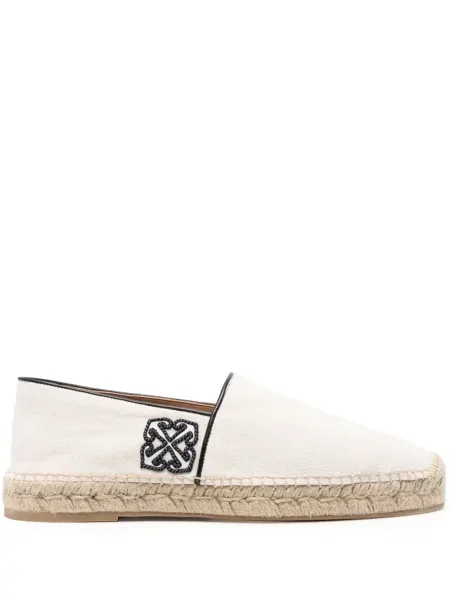 Καμβάς εσπαντρίγιες Off-white λευκό