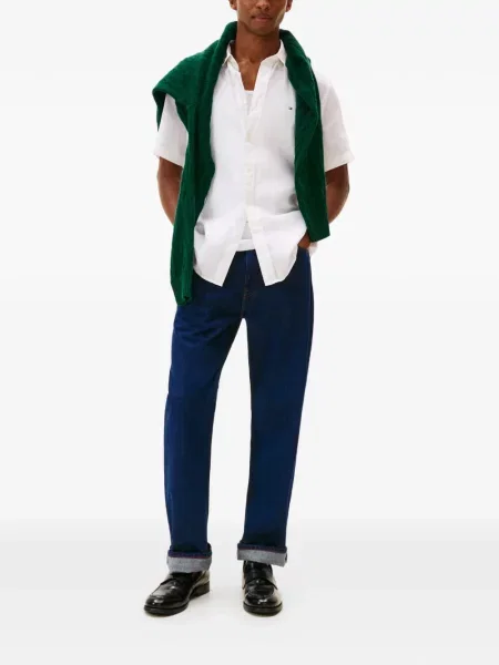 Cămașă Tommy Hilfiger de in alb