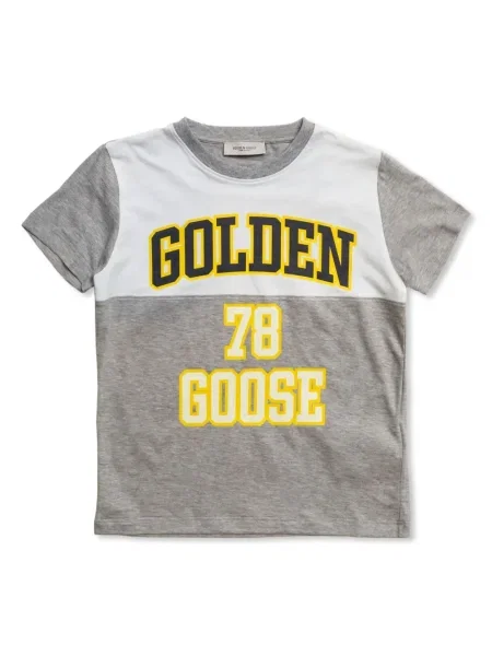 Koszulka dziecięca Golden Goose szara
