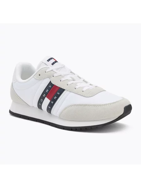 Trampki Tommy Jeans skórzane białe