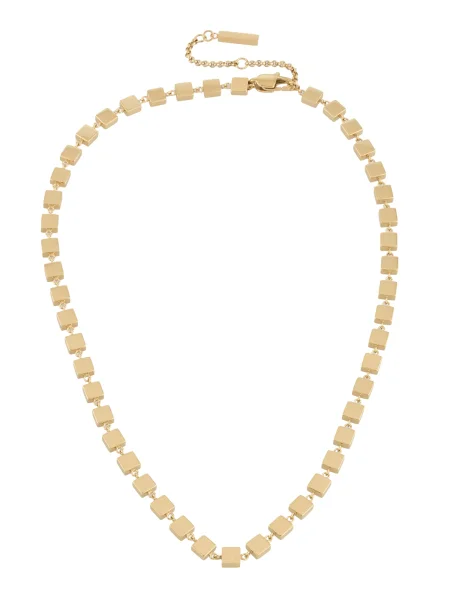 Palton Calvin Klein cu imprimeu geometric auriu