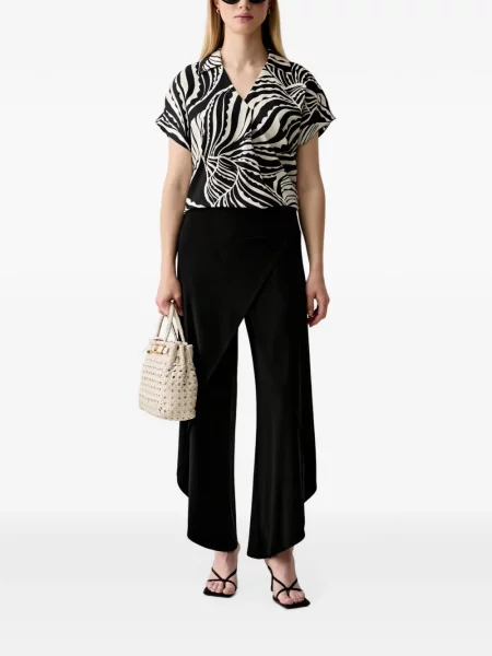Pantaloni Joseph Ribkoff plic negru