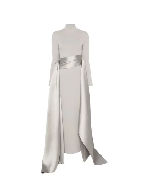 Rochie maxi Solace London gri