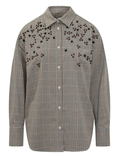 Cămașă Msgm cu broderie în carouri