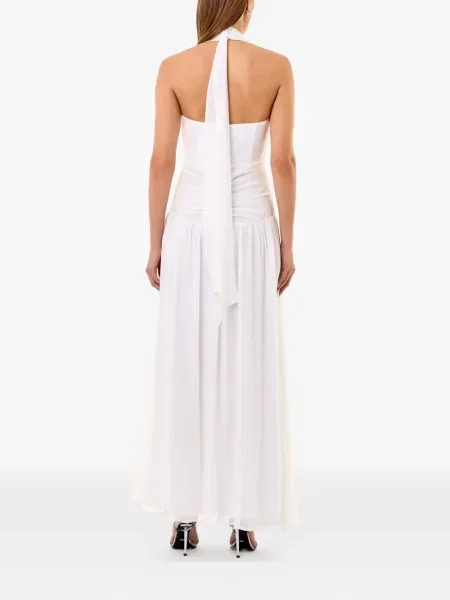 Rochie maxi Nicholas de costum alb