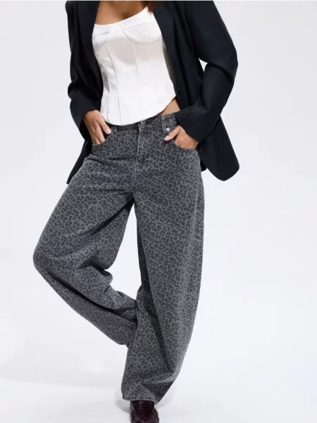 Reserved LADIES` JEANS TROUSERS gri