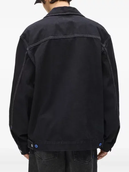 Geacă de blugi Karl Lagerfeld Jeans negru