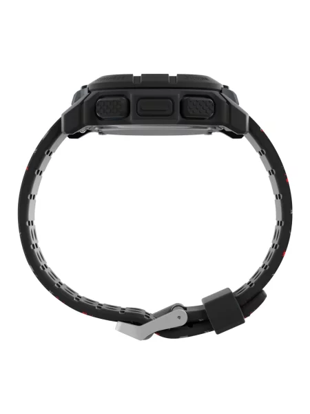 Lniany zegarek Timex czarny