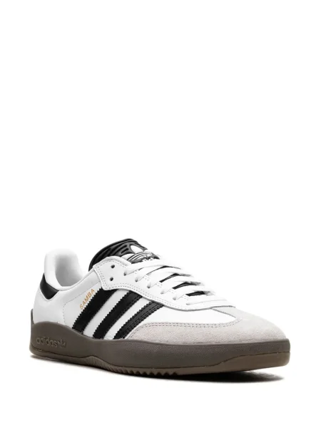 Ленени чехли Adidas бяло